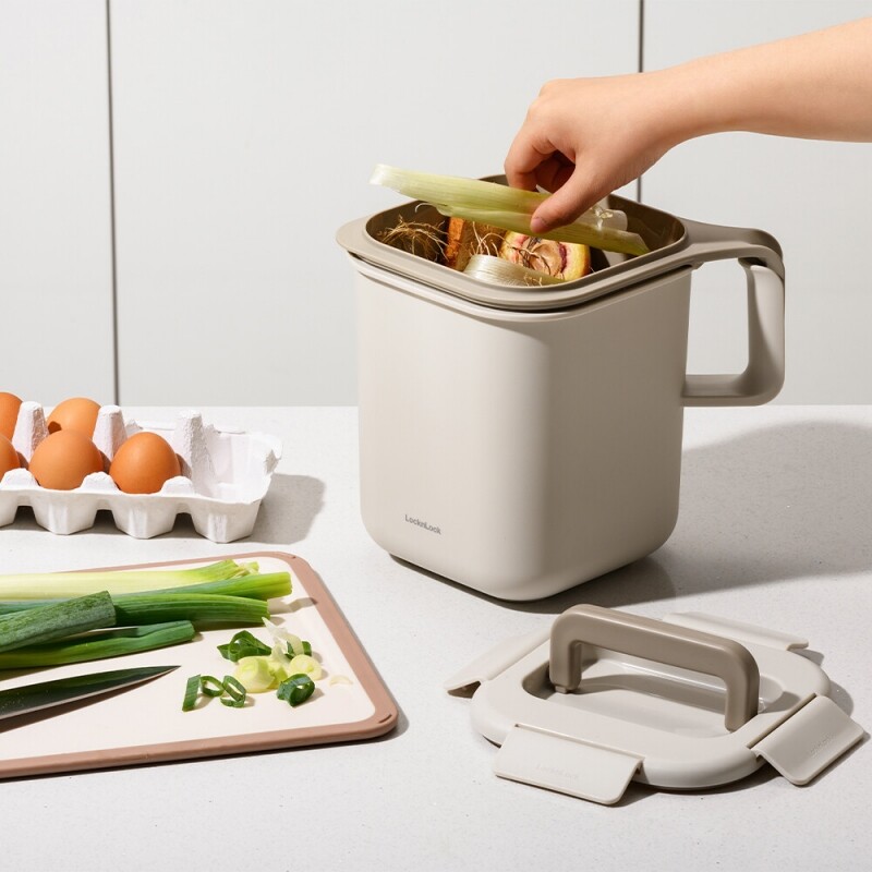 좋은 것을 담다 락앤락,투 핸들 음식물 쓰레기통 3L