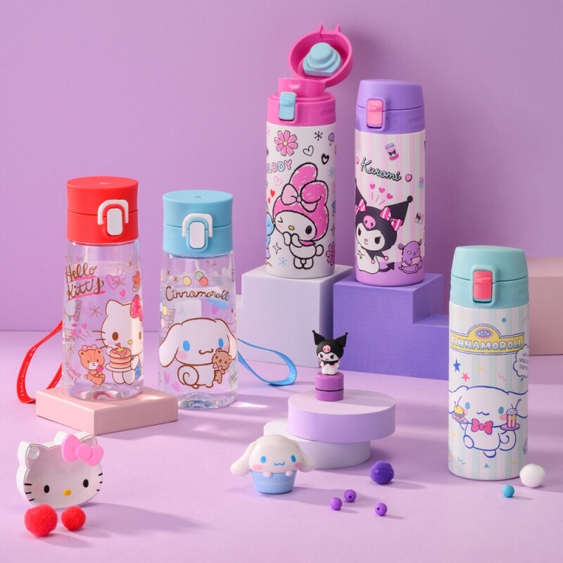 좋은 것을 담다 락앤락,스쿨핏 산리오캐릭터즈 원터치 보틀 470ml