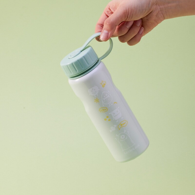 좋은 것을 담다 락앤락,스쿨핏 스위치컬러 스테인리스 물병 500ml