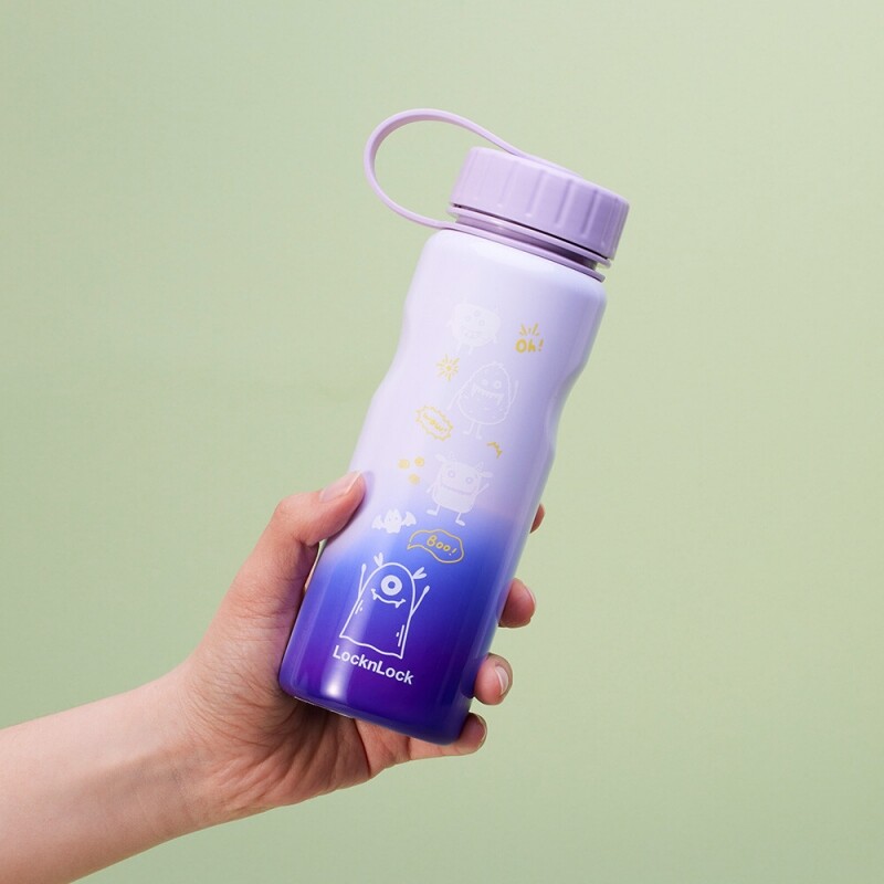 좋은 것을 담다 락앤락,스쿨핏 스위치컬러 스테인리스 물병 500ml