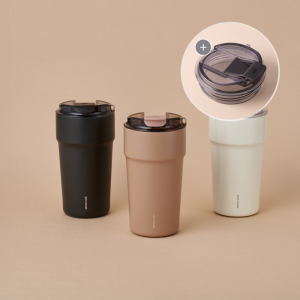[락앤락몰 전용]메트로 카페 세라믹 텀블러 500ML+뚜껑 세트