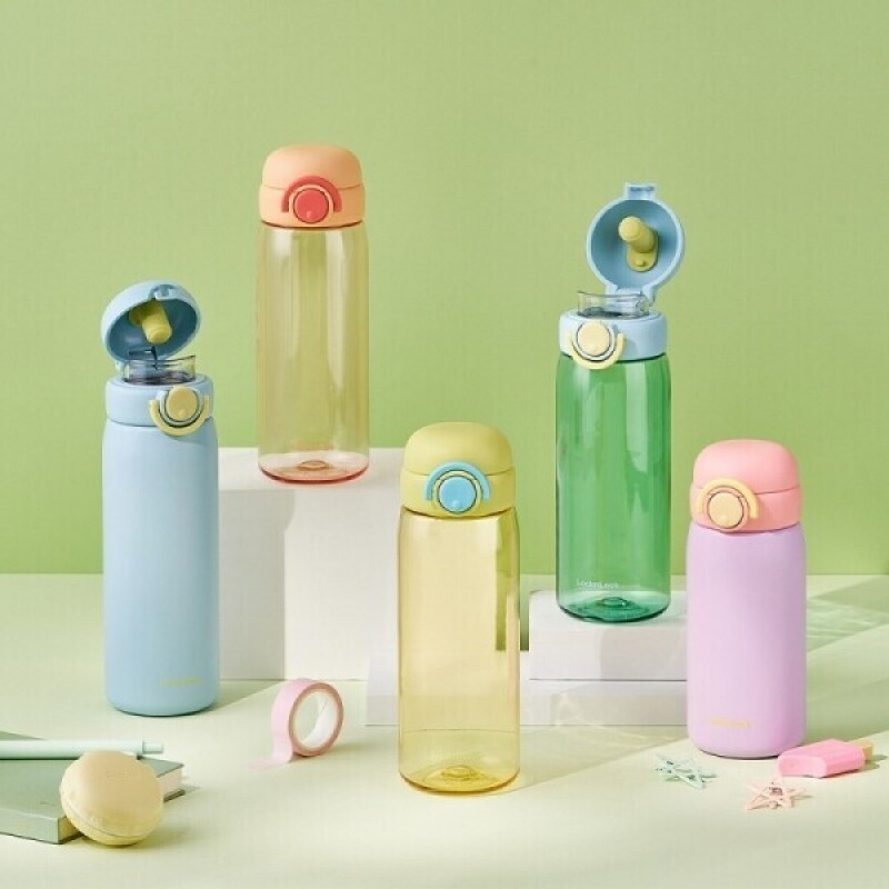 좋은 것을 담다 락앤락,[락앤락몰 전용] 스쿨핏 스위치캡 보틀 520ml+실리콘커버+스트랩 세트