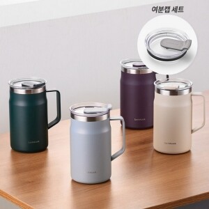 [락앤락몰 전용]메트로 머그 600ml + 뚜껑 세트