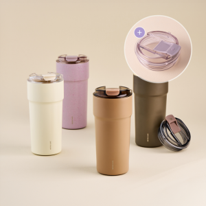 [락앤락몰 전용]메트로 카페 세라믹 텀블러 650ML+뚜껑 세트