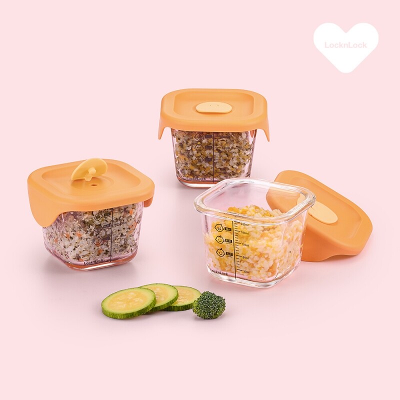 좋은 것을 담다 락앤락,리틀럽 더 커진 이유식용기 260ml 3P