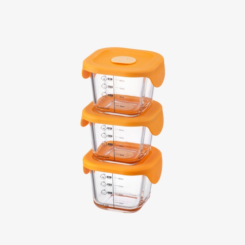 좋은 것을 담다 락앤락,리틀럽 더 커진 이유식용기 260ml 3P
