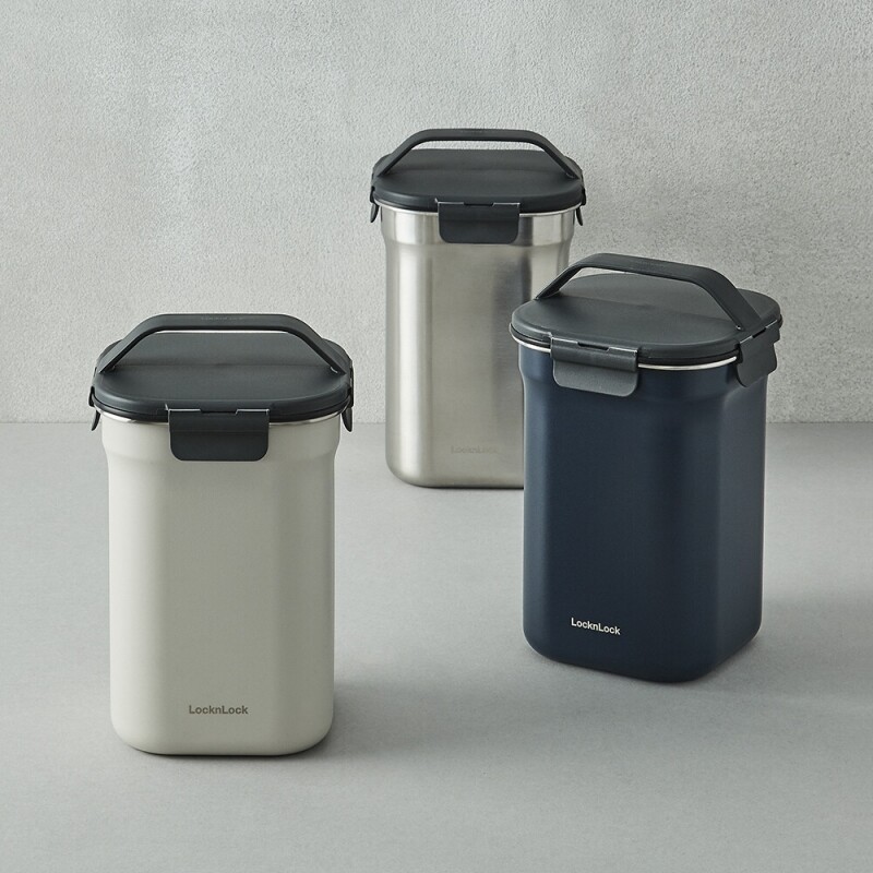 스텐 음식물 쓰레기통 2.5L