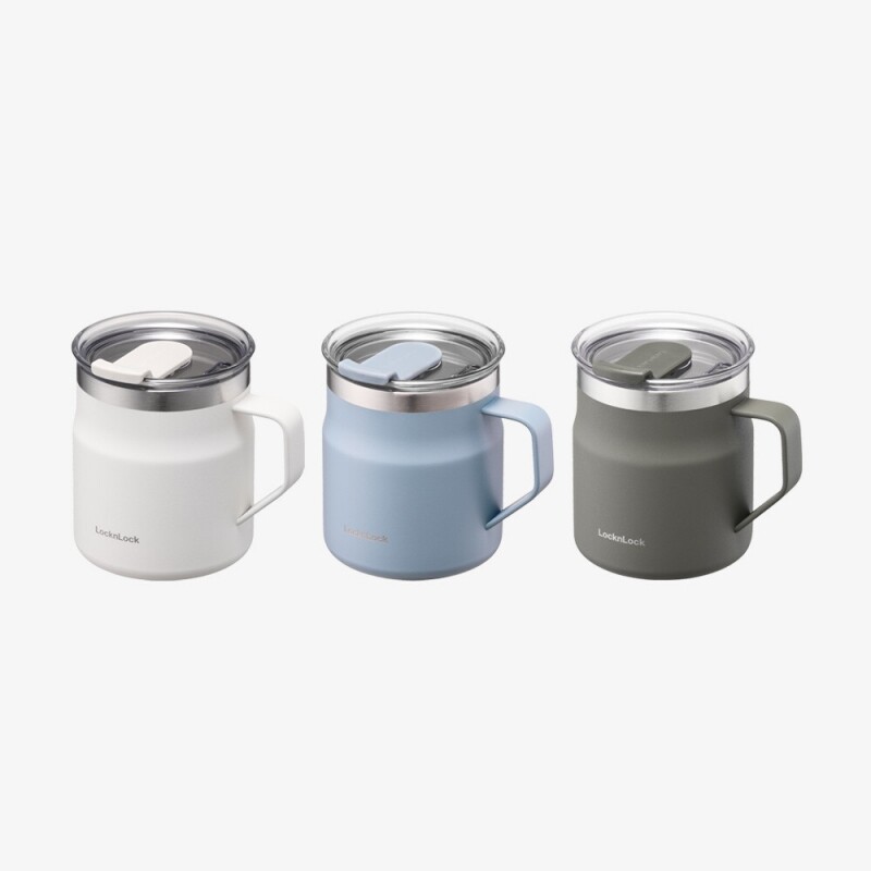 좋은 것을 담다 락앤락,메트로 머그 355ml _ 화이트/블루/카키