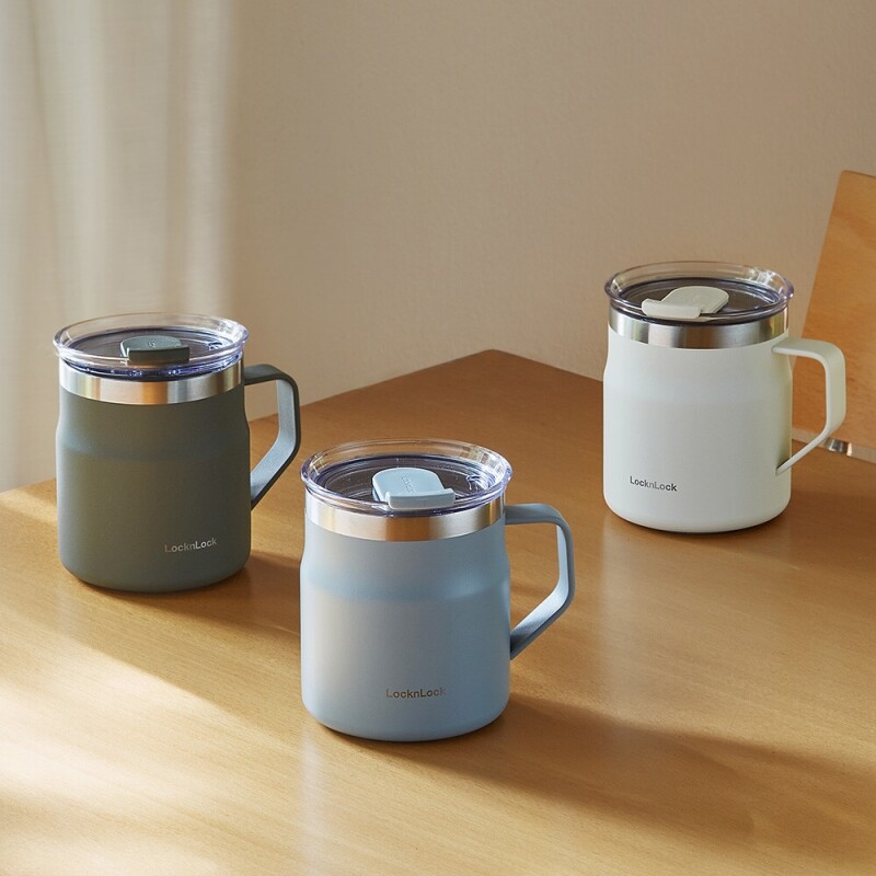 좋은 것을 담다 락앤락,메트로 머그 355ml _ 화이트/블루/카키