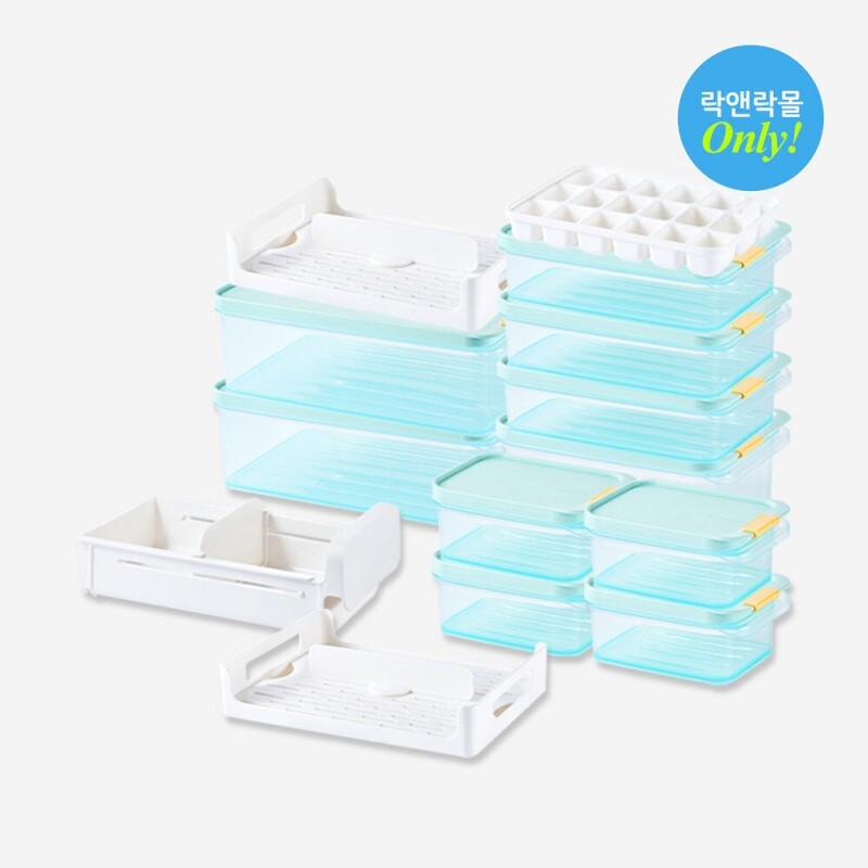 [락앤락몰 전용]프리저핏 냉동실 정리용기 11P 세트