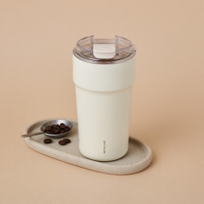 좋은 것을 담다 락앤락,[락앤락몰 전용]메트로 카페 세라믹 텀블러 500ML+뚜껑 세트