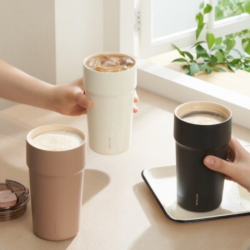 좋은 것을 담다 락앤락,[락앤락몰 전용]메트로 카페 세라믹 텀블러 500ML+뚜껑 세트