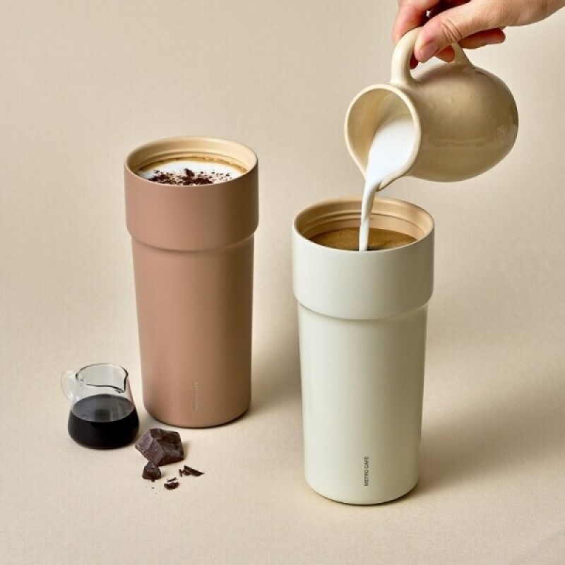 좋은 것을 담다 락앤락,[락앤락몰 전용]메트로 카페 세라믹 텀블러 650ML+뚜껑 세트