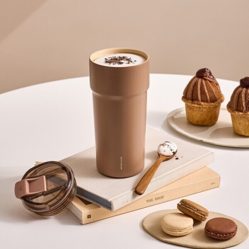 좋은 것을 담다 락앤락,[락앤락몰 전용]메트로 카페 세라믹 텀블러 650ML+뚜껑 세트