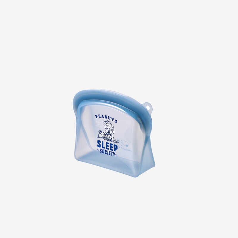 좋은 것을 담다 락앤락,스누피 실리콘 지퍼백 600ml