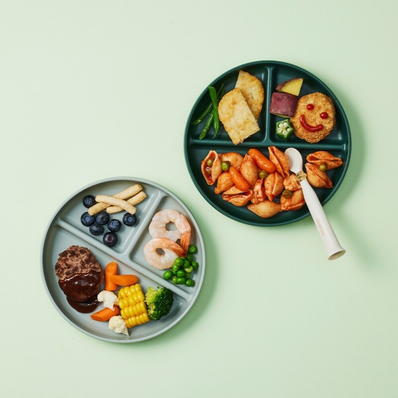 좋은 것을 담다 락앤락,리틀럽 미끄럼방지 3칸 식판 2P