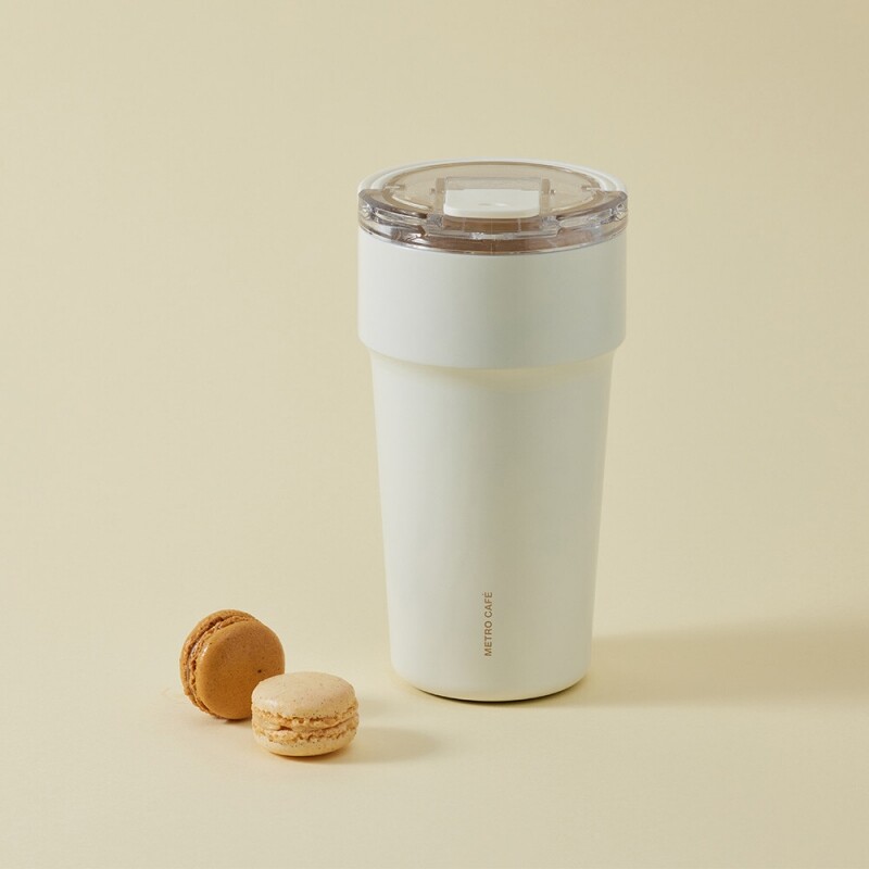 좋은 것을 담다 락앤락,메트로 카페 탑핸들 세라믹 텀블러 710ml