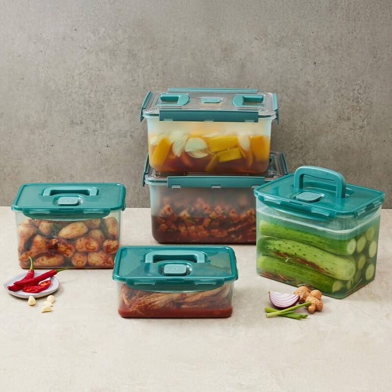 좋은 것을 담다 락앤락,숨쉬는 김치통 세트A (2.6L*4P)