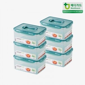 프레쉬 김치통 원핸들 세트B (3.6L*6P)