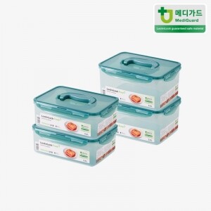 프레쉬 김치통 원핸들 세트C (2.6L*2P & 3.6L*2P)