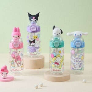 스쿨핏 산리오캐릭터즈 원터치 피규어 보틀 430ml